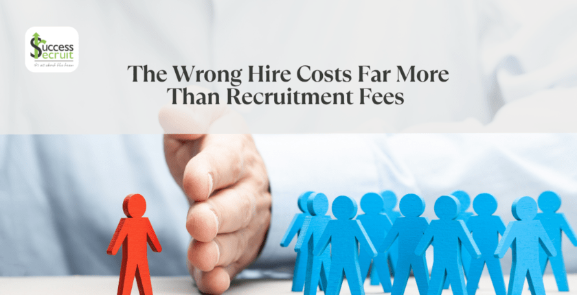 The wrong hire costs more than recruitment fees